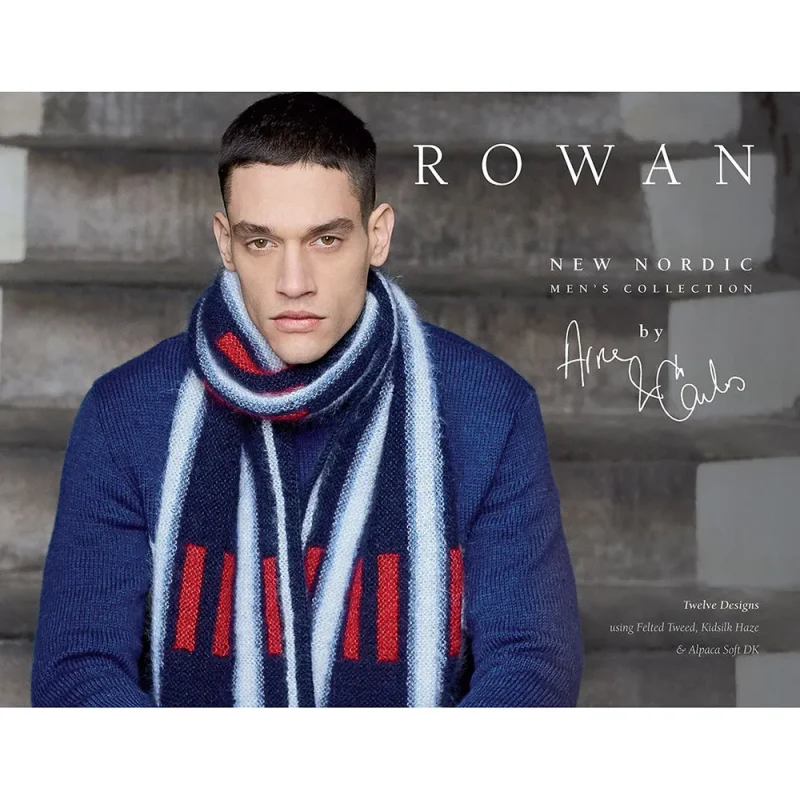 rowan nordic men s knitwear collection by arne carlos