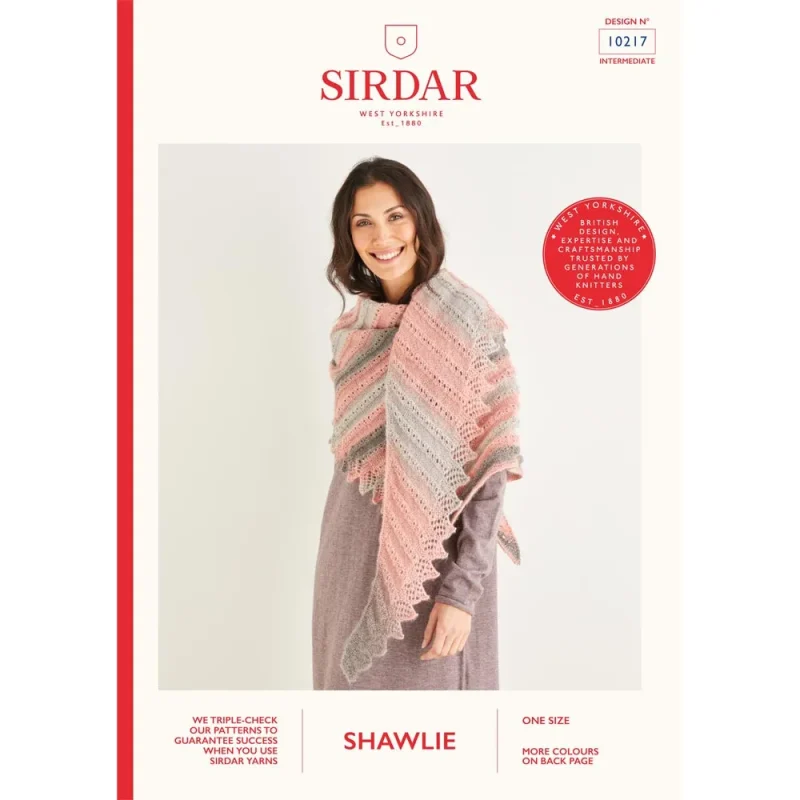 scallop edged asymmetric shawl sirdar shawlie digital pattern 10217