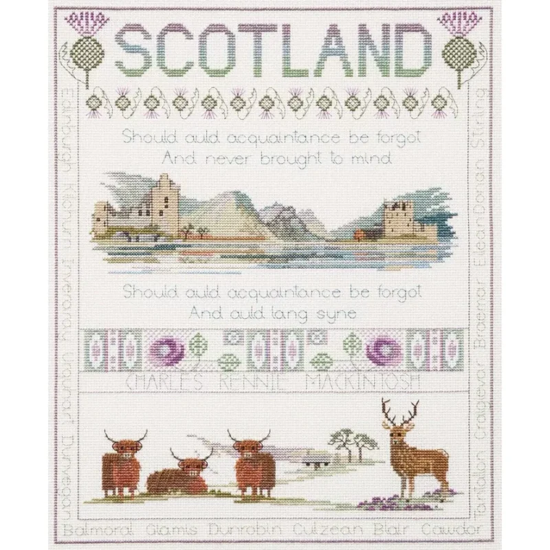 scotland bothy threads cross stitch kit