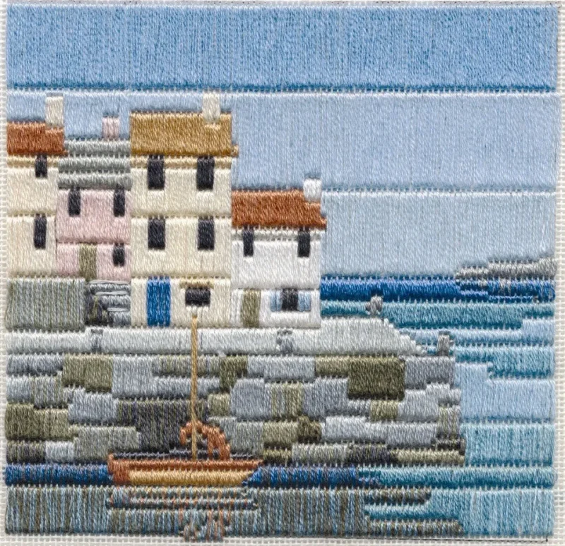 silken longstitch fishermen s cottages kit