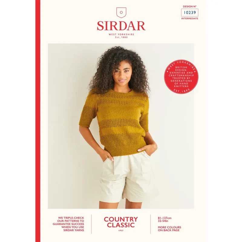 sirdar 4 ply country classic sweater