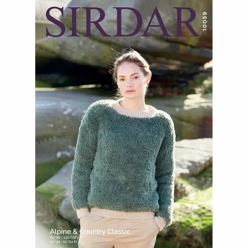 sirdar alpine knitted jumper