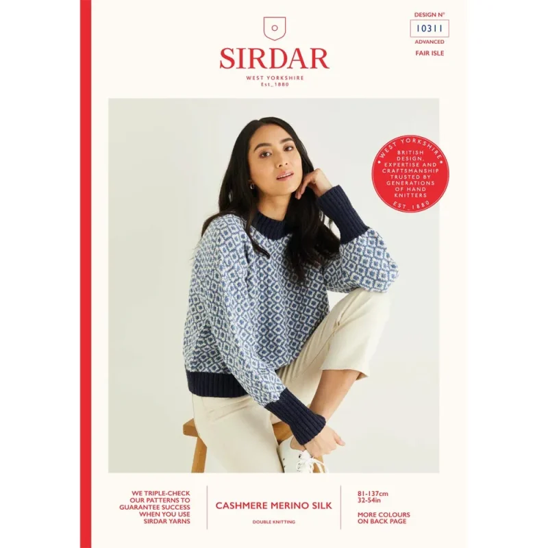 sirdar cashmere merino silk dk sweater