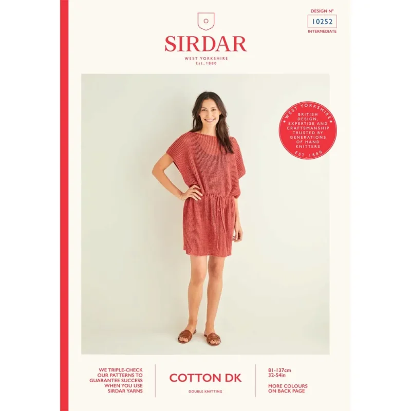 sirdar cotton dk kaftan pattern digital edition 10252