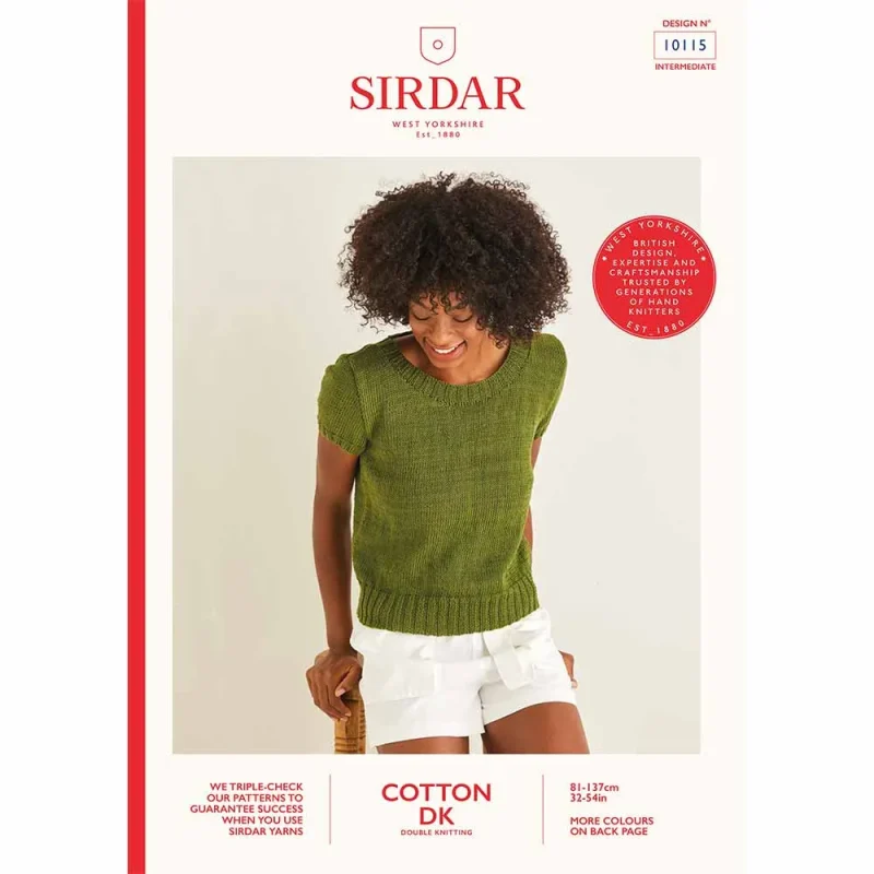 sirdar cotton dk knitting yarn soft versatile top