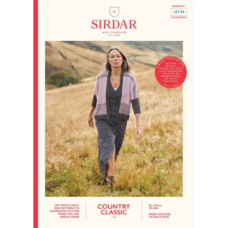 sirdar country classic 4ply kimono pattern digital download