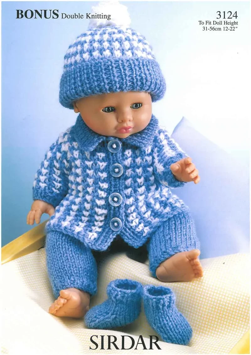 sirdar dk doll s stylish coat outfit