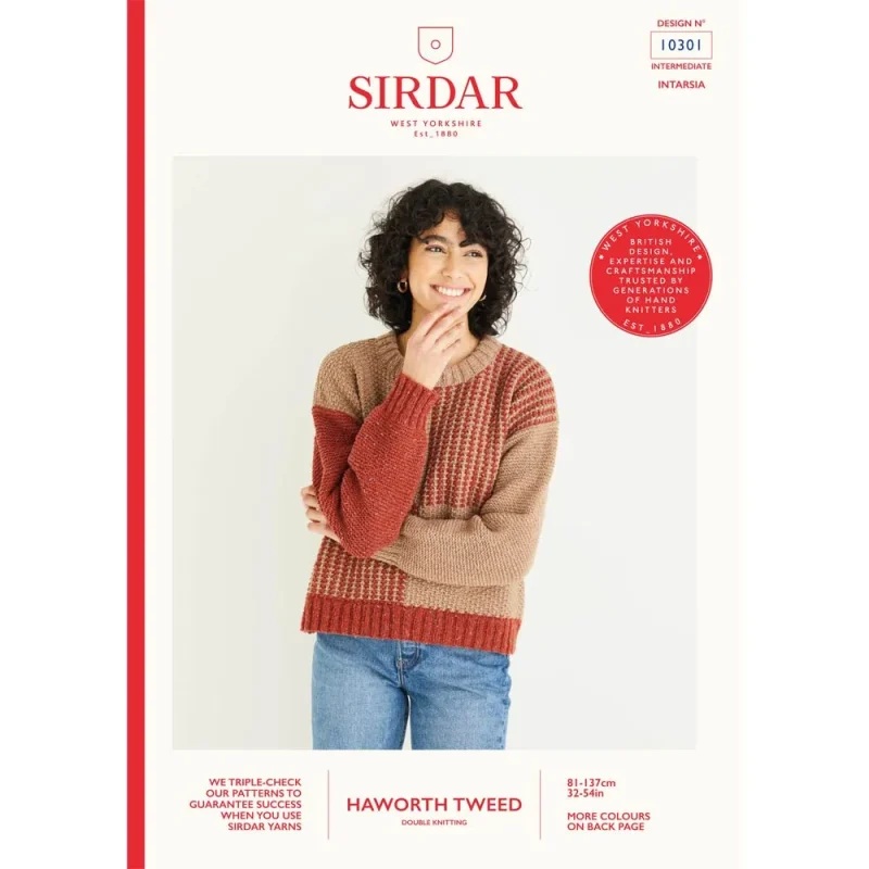 sirdar haworth tweed dk sweater