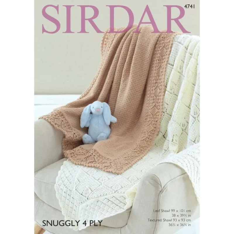 sirdar snuggly 4ply 4741 blanket digital pattern