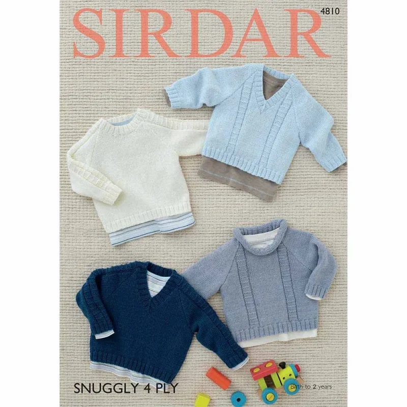 sirdar snuggly 4ply cardigans digital pattern 3