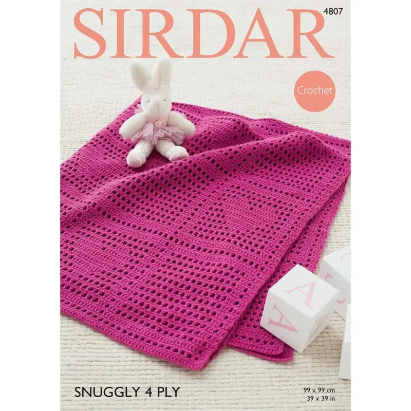 sirdar snuggly 4ply cozy blanket