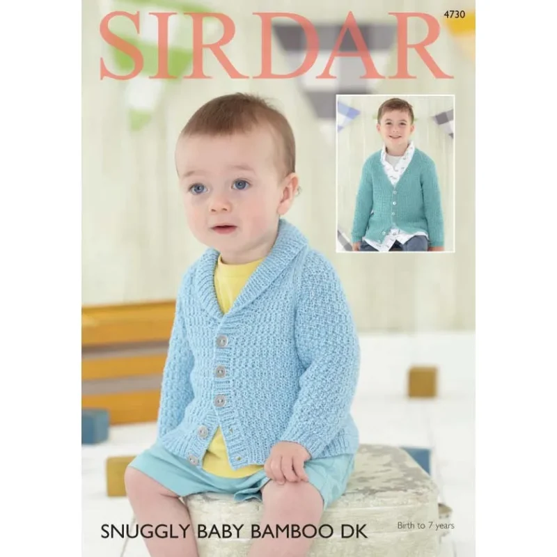 sirdar snuggly baby bamboo dk digital cardigans