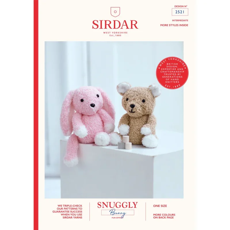 sirdar snuggly bunny teddy bear plush bunny