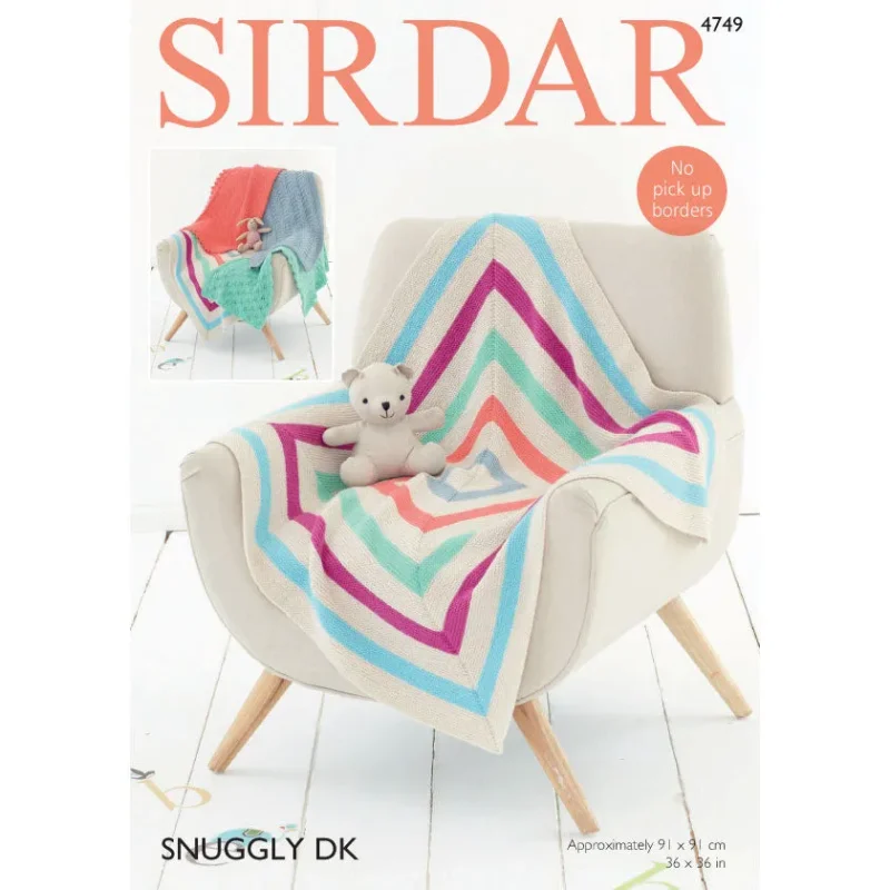 sirdar snuggly dk 4749 soft knit blankets