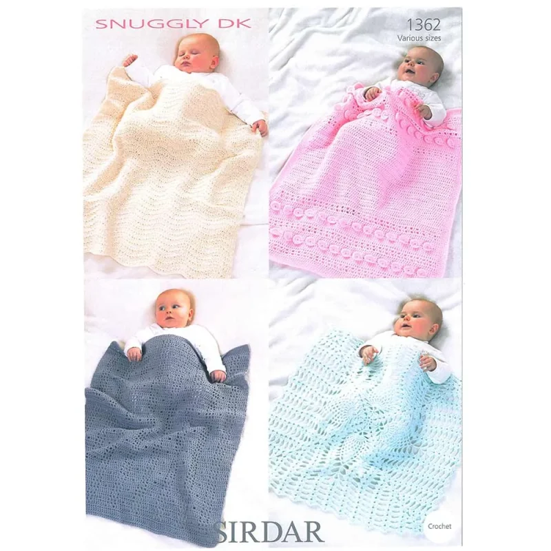 sirdar snuggly dk blanket pattern digital download