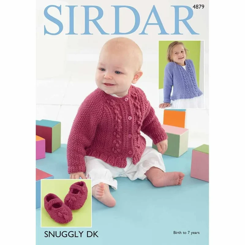 sirdar snuggly dk cardigans shoes