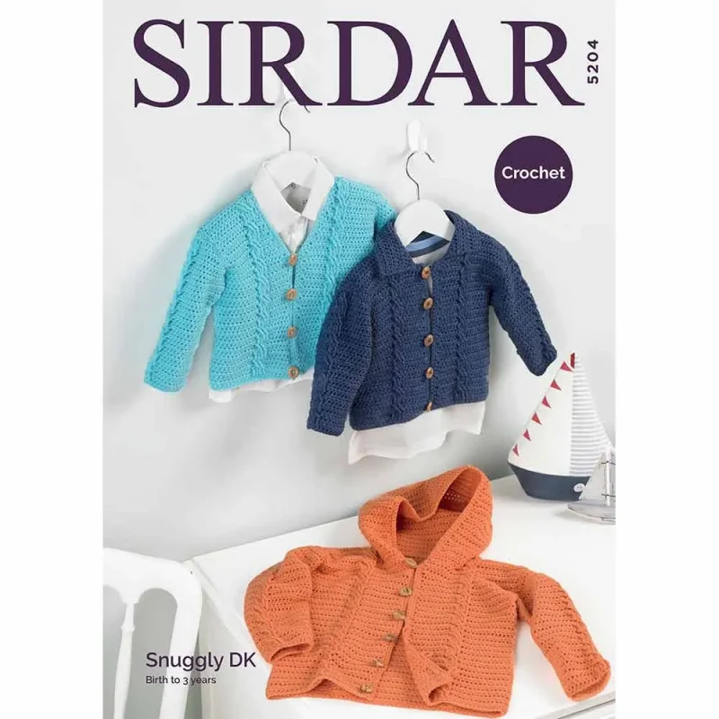 sirdar snuggly dk cozy cardigans