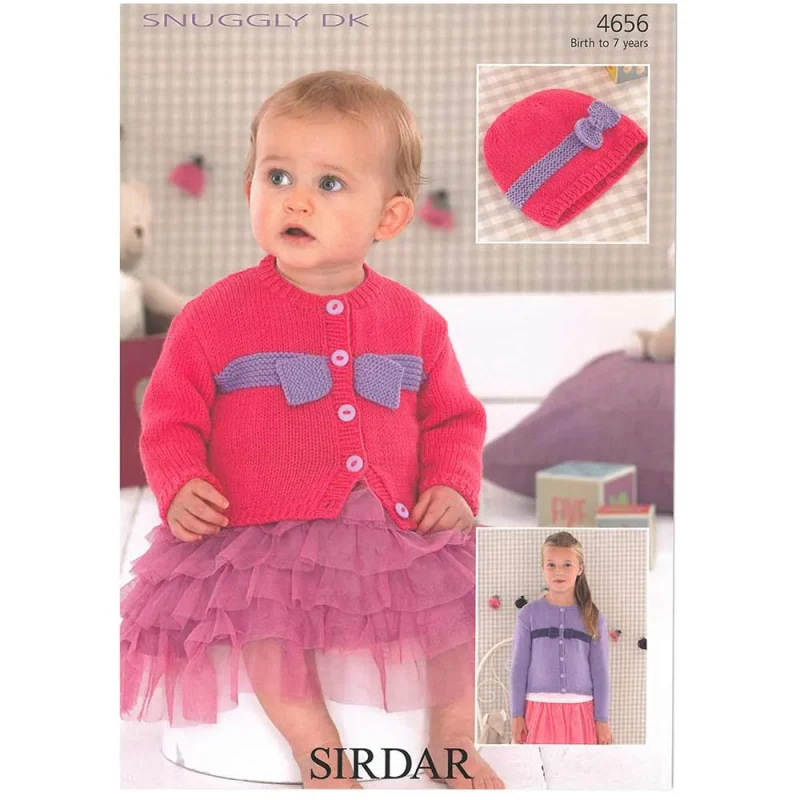 sirdar snuggly dk digital knitting pattern cardigan hat set