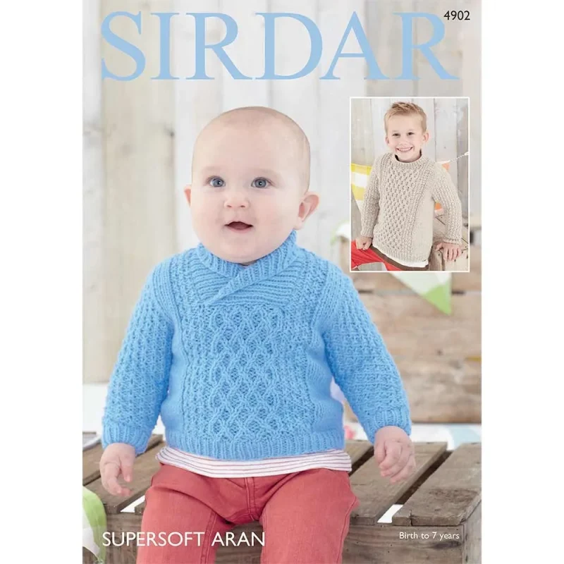 sirdar supersoft aran sweaters