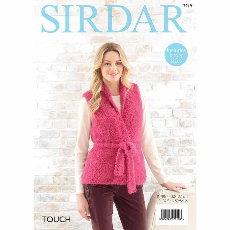 sirdar touch waistcoat jacket digital pattern