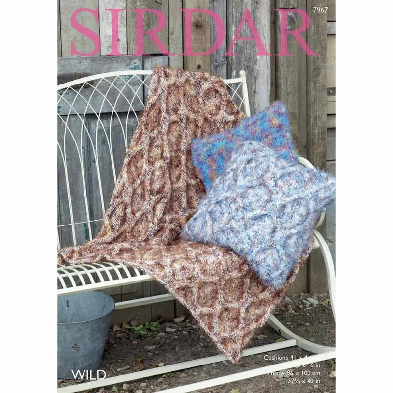 sirdar wild digital home decor collection