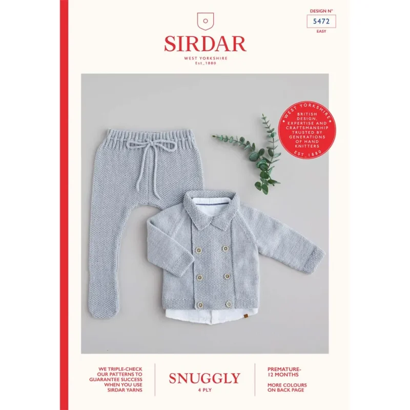 snuggly 4ply collared jacket tights pattern digital version 5472