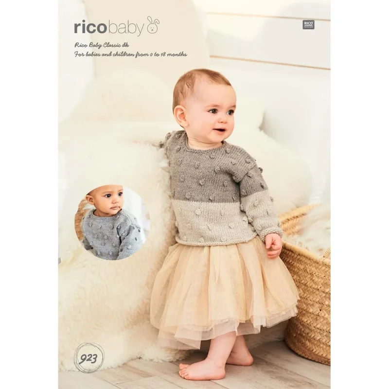 soft baby sweaters rico classic dk yarn