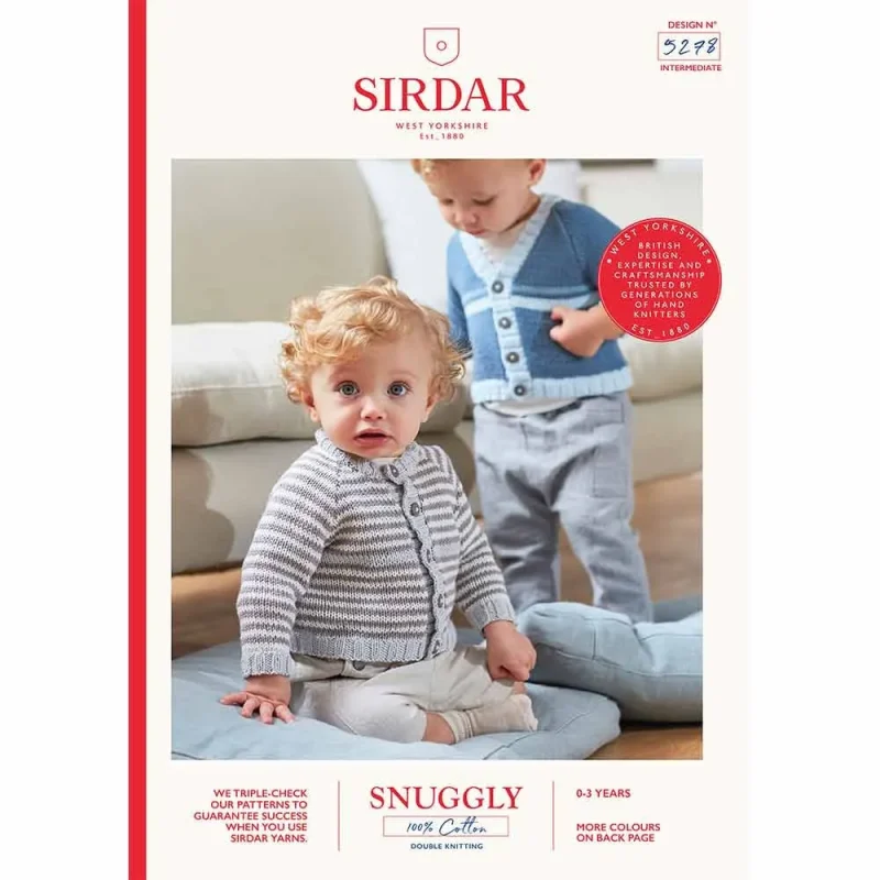 soft cotton dk cardigans by sirdar