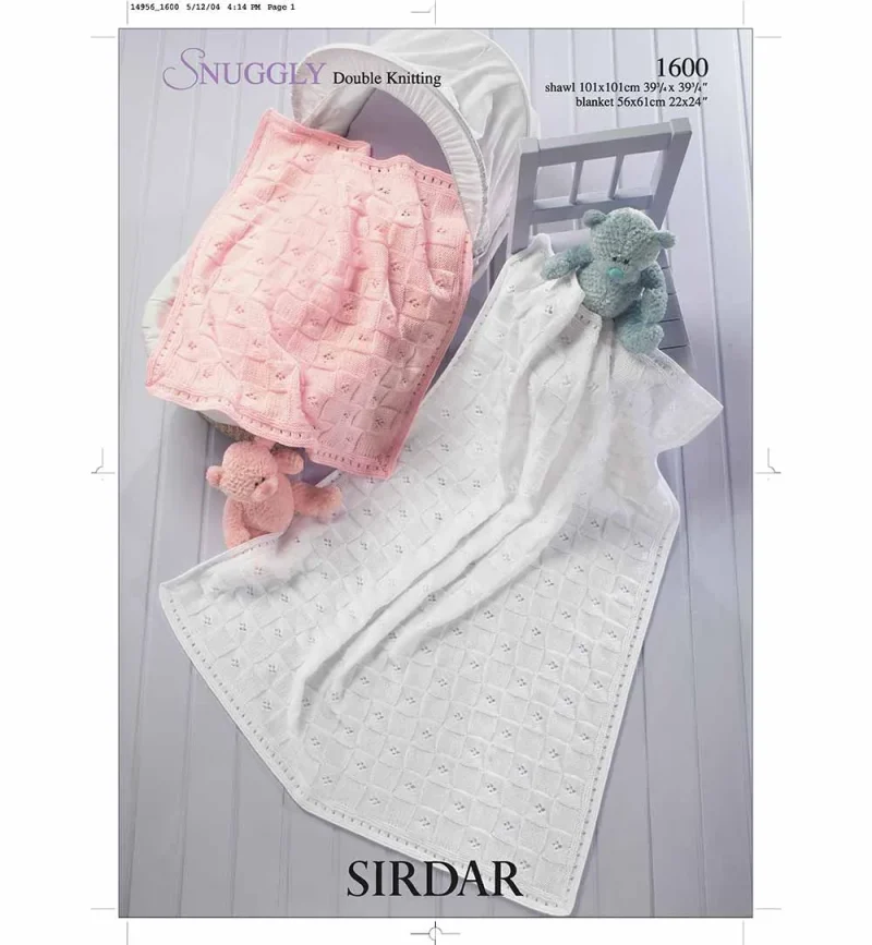 soft sirdar snuggly dk blanket shawl set