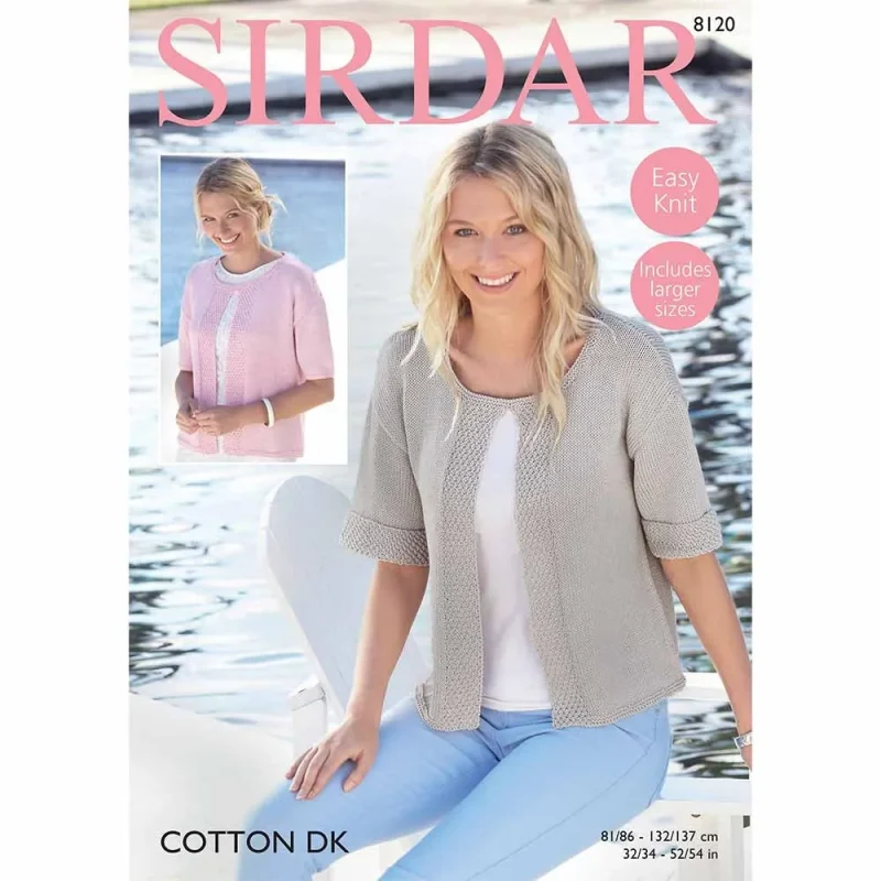 split front sirdar cotton dk top digital pattern