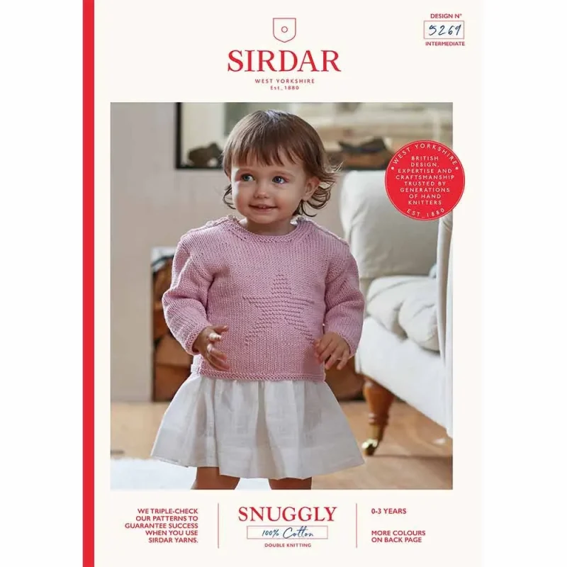 star jumper sirdar snuggly cotton dk digital pattern