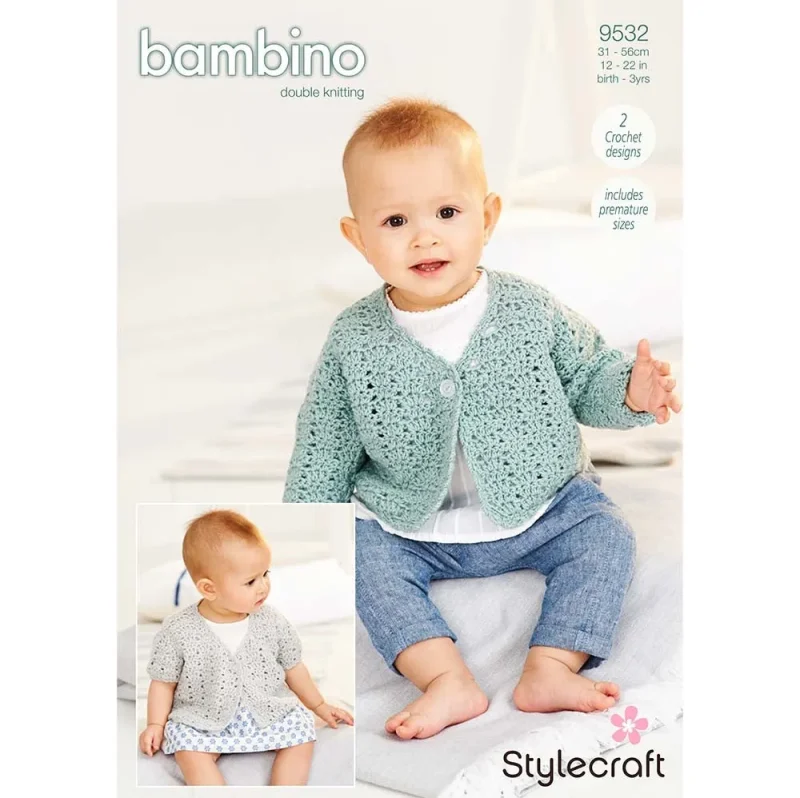 stylecraft bambino dk cardigans collection