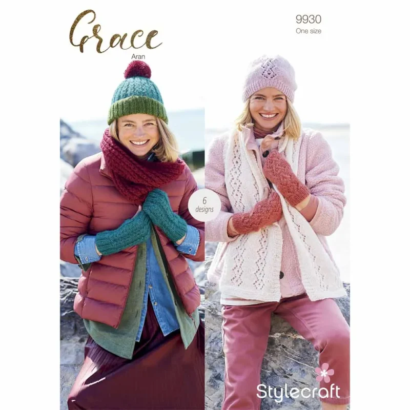 stylecraft grace aran digital pattern book 9930