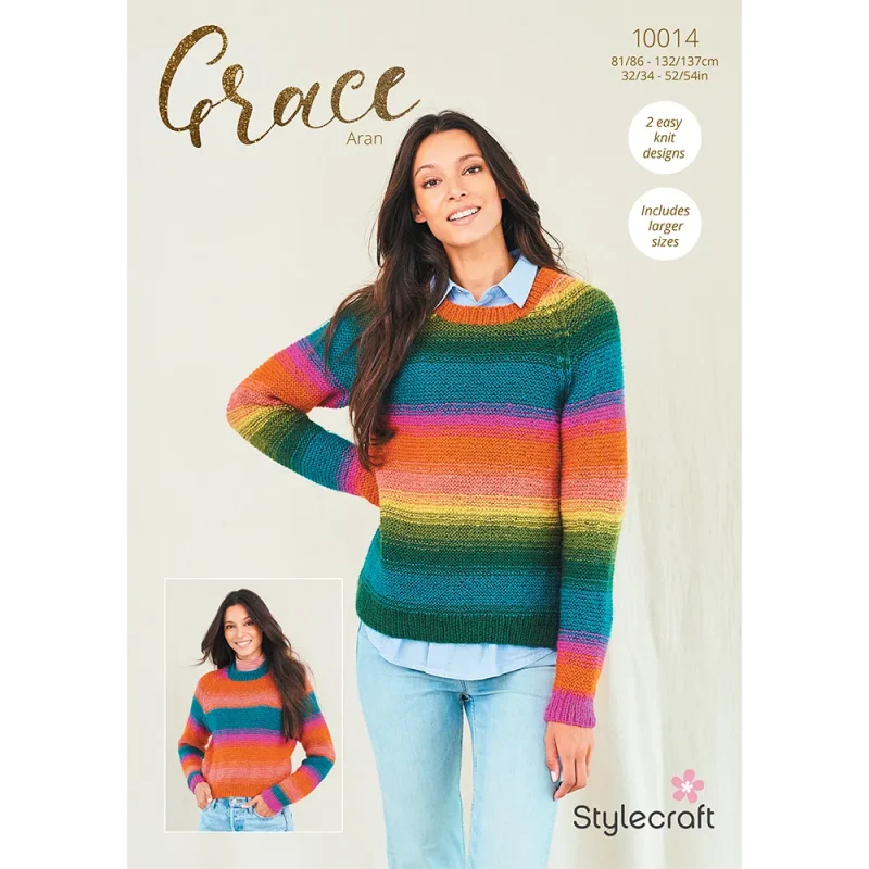 stylecraft grace aran sweaters collection