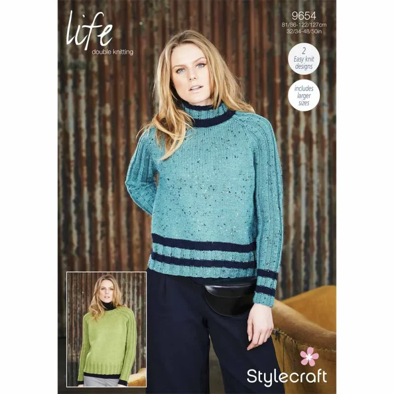 stylecraft life dk yarn sweaters collection