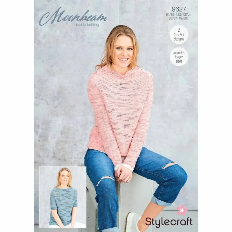 stylecraft moonbeam crochet jumpers