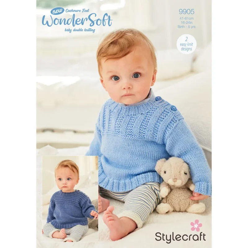 stylecraft new wondersoft dk baby sweaters