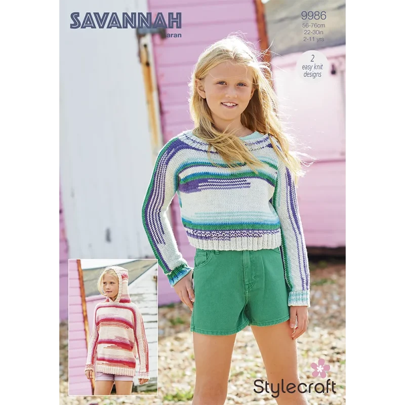 stylecraft savannah aran digital sweater hoodie pattern