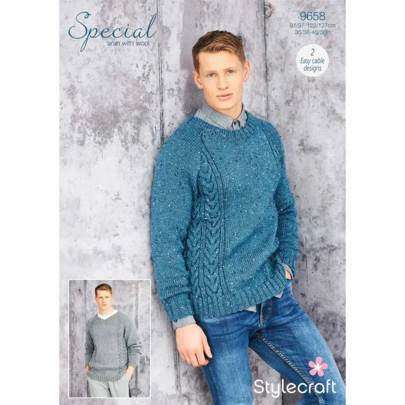 stylecraft special aran wool sweaters