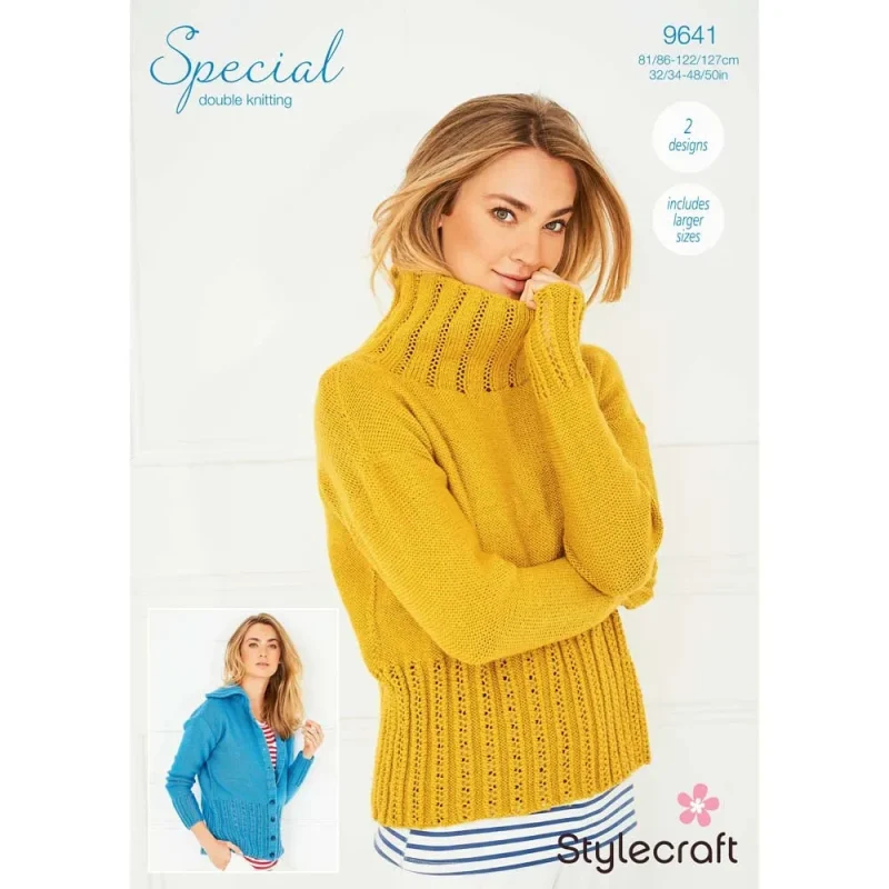 stylecraft special dk digital sweater jacket pattern