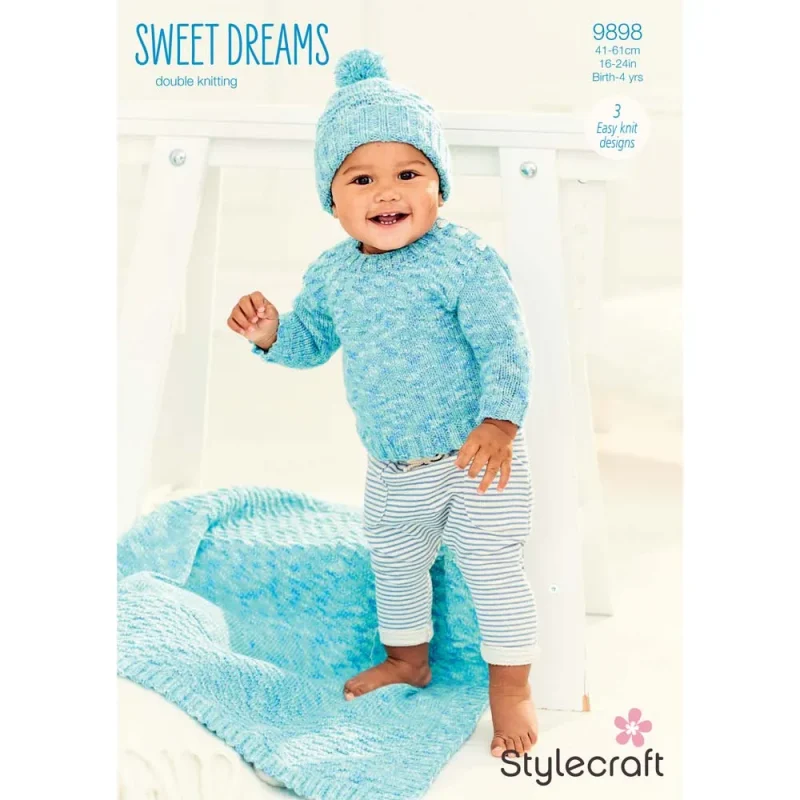 stylecraft sweet dreams dk bundle sweater hat blanket