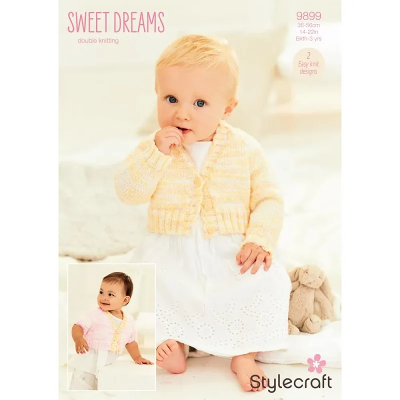 stylecraft sweet dreams dk digital cardigan patterns 9899