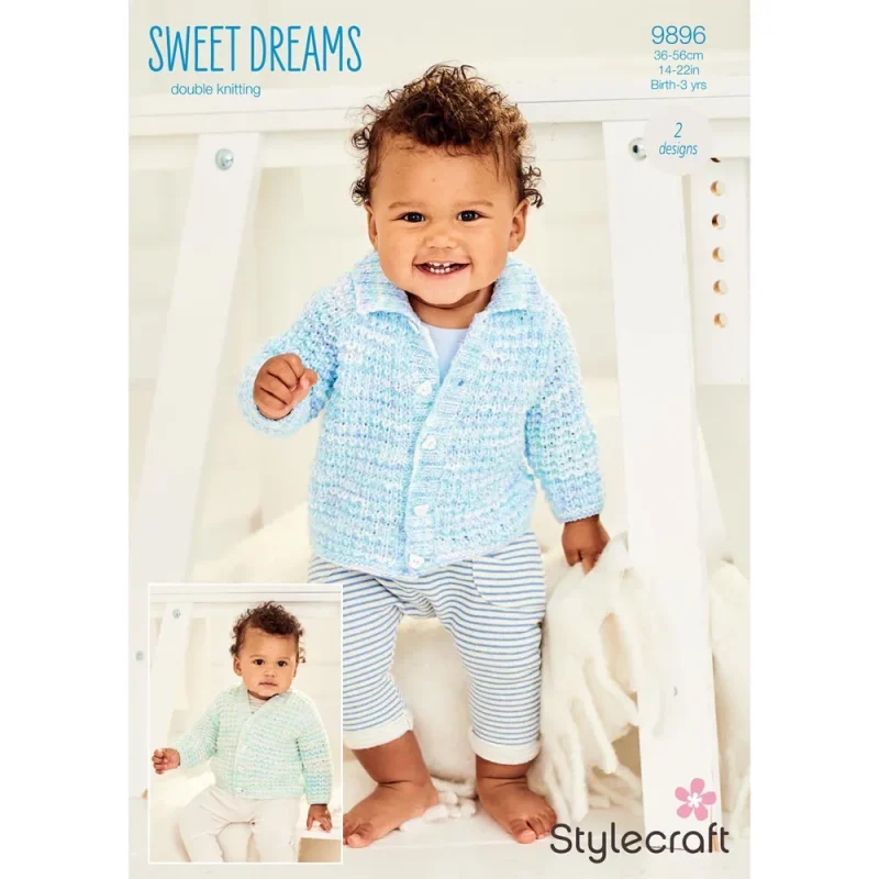 stylecraft sweet dreams dk digital knitting pattern jacket 9896