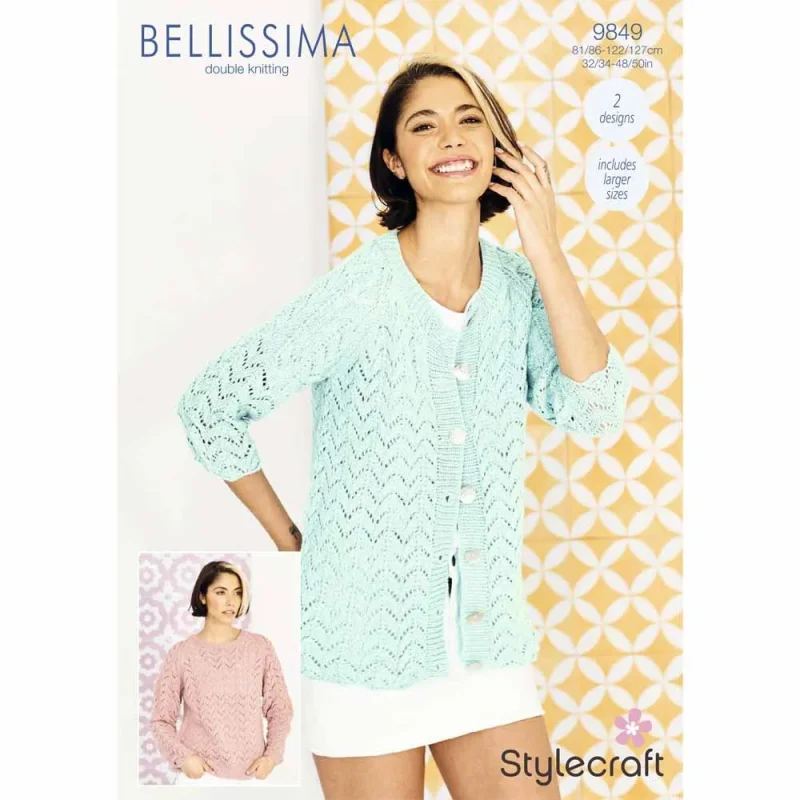 stylish bellissima dk cardigan and sweater set