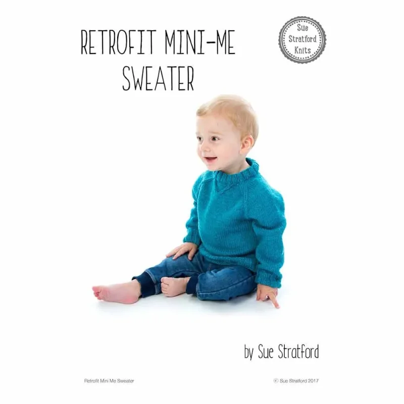 sue stratford s retrofit mini me sweater digital knitting pattern