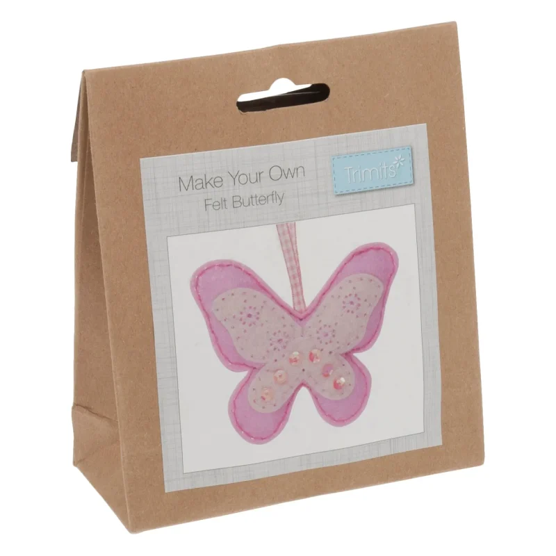 trimits butterfly felt craft kit