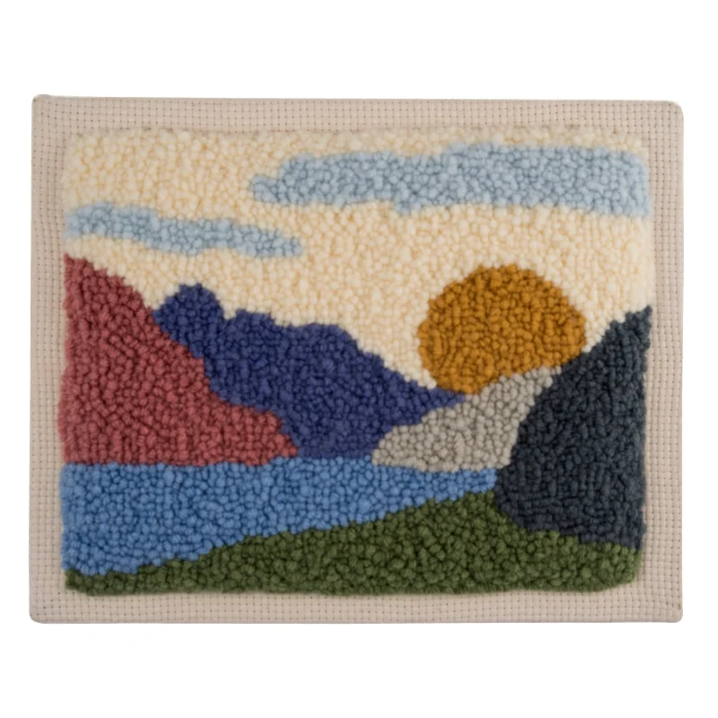 trimits punch needle landscape frame kit scaled