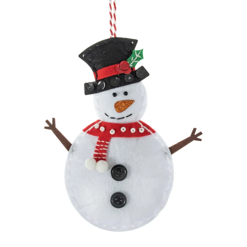 trimits snowman felt decoration kit