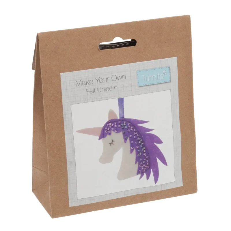 trimits unicorn felt decoration kit