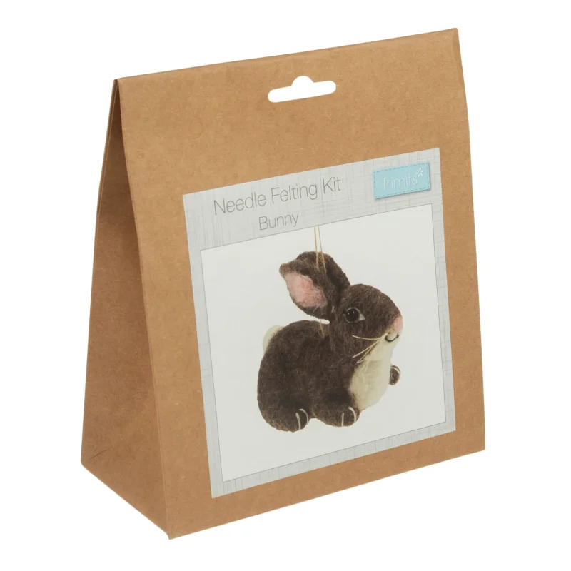 trimix needle felting kit bunny